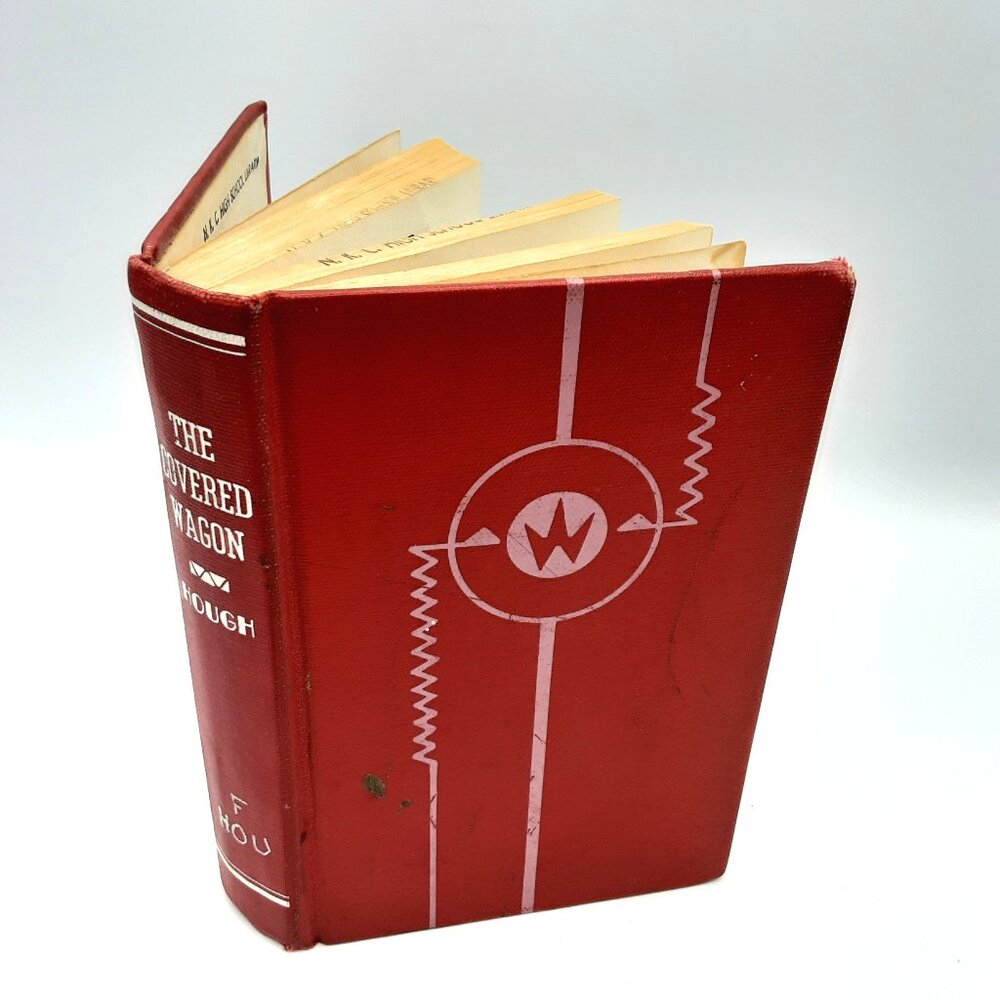 The Covered Wagon EMERSON HOUGH 1922 HB Novel of Americana WESTWARD JOURNEY